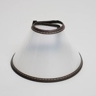 Ветеринарный воротник «Пижон №3», обхват шеи 22.5 см, высота 11 см - Фото 6