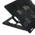 Подставка для охлаждения ноутбука с LED подсветкой, 2 кулера, провод 40 см, черная - Фото 2