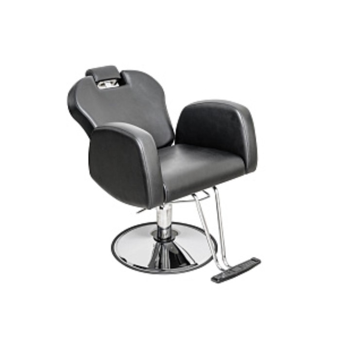 Парикмахерское кресло «Статус», гидроподъемник, диск с подставкой для ног, цвет чёрный - фото 1884749865