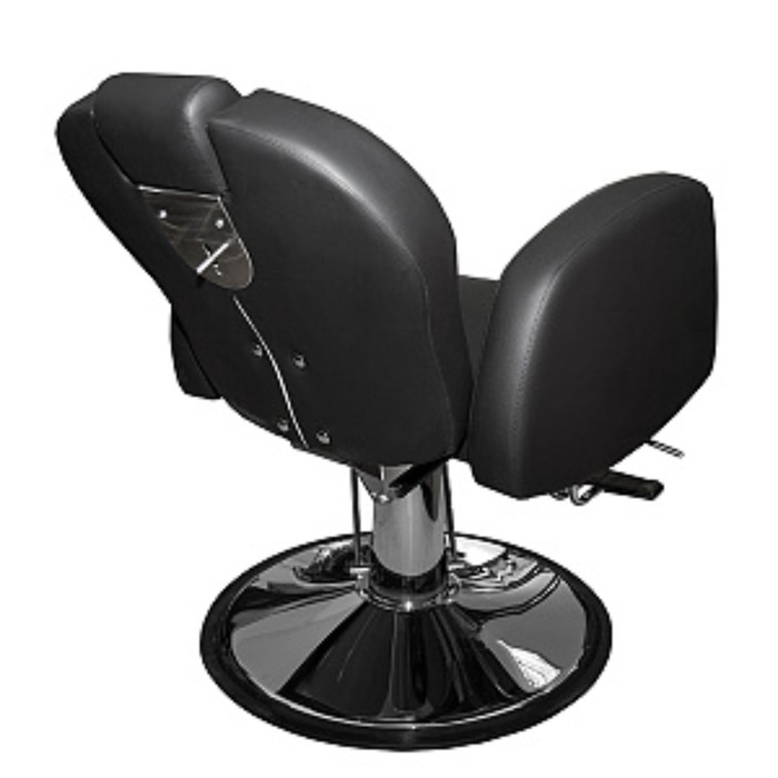 Парикмахерское кресло «Статус», гидроподъемник, диск с подставкой для ног, цвет чёрный - фото 1884749867