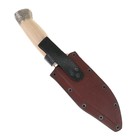 Нож нескладной «Сафари» с мельхиоровыми гардами, рукоять-орех, сталь 65х13 - Фото 12