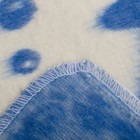 Одеяло байковое детское хлопчатобумажное "Ермошка", цвет голубой, жаккард, размер 118х100 см, 470 г/м2, принт микс - Фото 3
