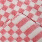 Одеяло байковое детское хлопчатобумажное "Ермошка", цвет розовый, клетка, размер 140х100 см, 470 г/м2, принт микс - Фото 3