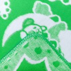 Одеяло байковое детское хлопчатобумажное "Ермошка", цвет зелёный, жаккард, размер 140х100 см, 470 г/м2, принт микс - Фото 3