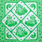 Одеяло байковое детское хлопчатобумажное "Ермошка", цвет зелёный, жаккард, размер 118х100 см, 470 г/м2, принт микс - Фото 2
