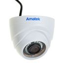 Видеокамера AMATEK AC-HD102, купольная, ИК 20 м, 1 Мп, CMOS 720Р, объектив 2.8 мм - Фото 1