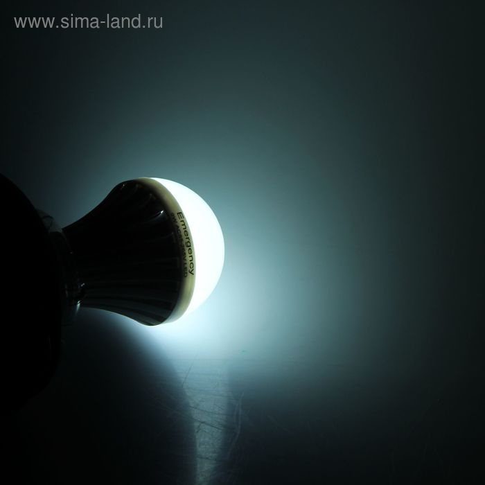 Лампа аварийного освещения с аккум. Е27-9W-6500К-SMD-20-5730-540Lm-180deg-1200mA-85-265V - Фото 1