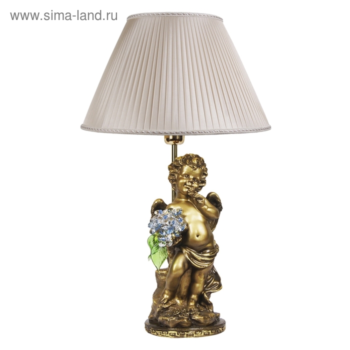 Настольная лампа "Ангел с хрустальными цветами" LT BL - Фото 1