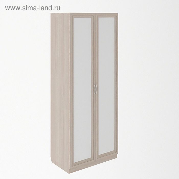 Шкаф двухстворчатый «Остин», 800×475×20000 мм, цвет шимо светлый/белый - Фото 1