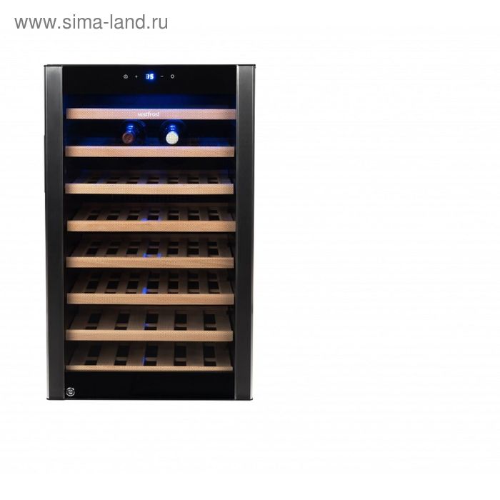 Винный шкаф Vestfrost VFWC 120 Z1, +5 до +18°С, 120 л, 52 бутылки, черный - Фото 1