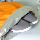 Мешок для обуви на стяжке шнурком, 1 отдел, оранжевый - Фото 3