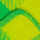 Одеяло байковое хлопчатобумажное, цвет зелёный, клетка, размер 212х150 см, 470 г/м2, принт микс - Фото 4