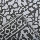 Одеяло байковое серое жаккард, размер 212х150 см, 470 г/м2 - Фото 2