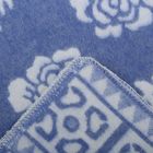 Одеяло байковое, цвет голубой, жаккард, размер 212х150 см, 470 г/м2, принт микс - Фото 2