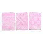 Одеяло байковое хлопчатобумажное, цвет розовый, жаккард, размер 212х150 см, 470 г/м2, принт микс - Фото 4