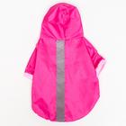 Куртка-ветровка для животных, светоотражающая, XS(ДС 18-20, ОШ 24, ОГ 27-30 см), роз - Фото 9
