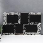 Фоторамка-коллаж на 6 фото 10×15 см «Вьюн», пластик, белая, 55×33 см - Фото 3