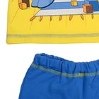 Пижама для мальчика, рост 98 см, цвет голубой/лимонный (арт. М302_Д) - Фото 6