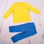Пижама для мальчика, рост 92 см, цвет голубой/лимонный (арт. М329_М) - Фото 7