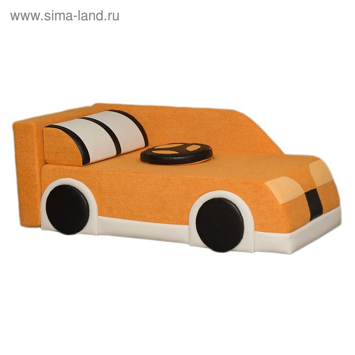 Диван Нео-22Н Машинка левый   оранжевый - Фото 1
