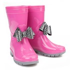 Сапоги резиновые детские "Модница", размер 26, розовый - Фото 1