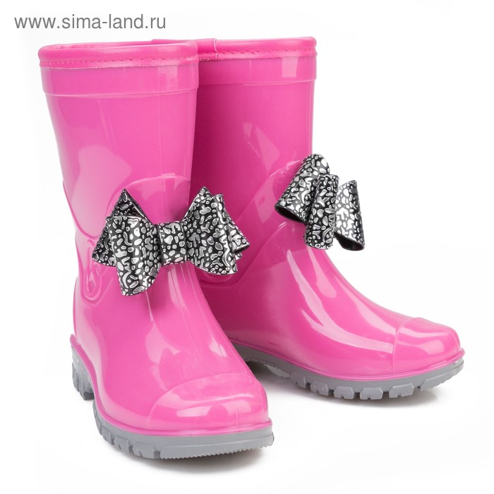 Сапоги резиновые детские "Модница", размер 26, розовый - Фото 1