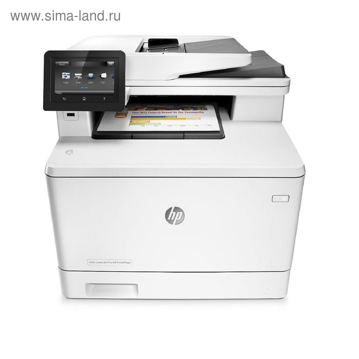 МФУ, лаз цв печать HP Color LaserJet Pro M477fdw (CF379A) A4 Duplex Net WiFi - Фото 1