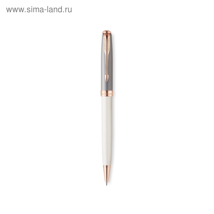 Ручка шариковая Parker Sonnet K533 Subtle Pearl & Grey (1930482) (M) чернила: черный - Фото 1