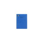 Ежедневник датированный 2017г А5 Letts SAVILE искусственная кожа, белый блок, контрастная отстрочка, синий - Фото 1