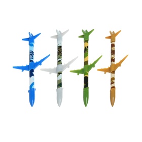 Ручка шариковая-прикол, «Ракета», МИКС (12 шт)