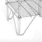 Корзина-накопитель, разборная, 42×42×80 см, цвет хром регулируемое дно - Фото 3