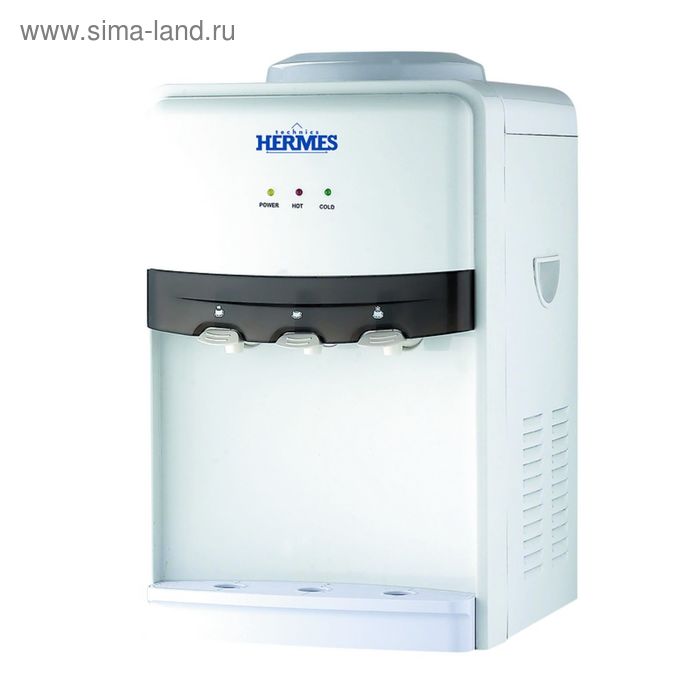 Кулер для воды Hermes Technics HT-WD205L, нагрев и охлаждение, 500/90 Вт, белый - Фото 1