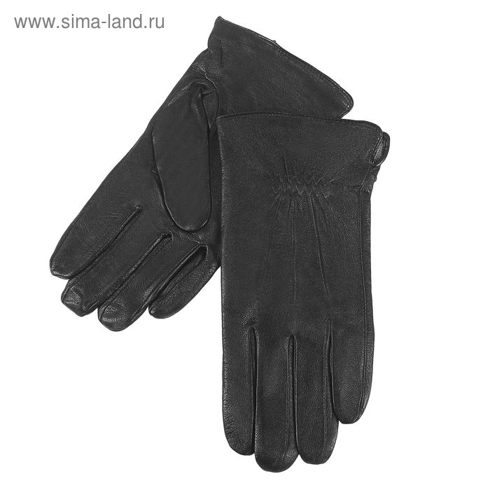 Перчатки мужские, размер 12, чёрные - Фото 1