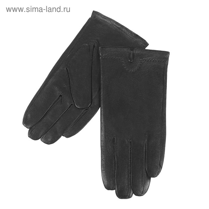 Перчатки мужские, размер 10,5, чёрные - Фото 1