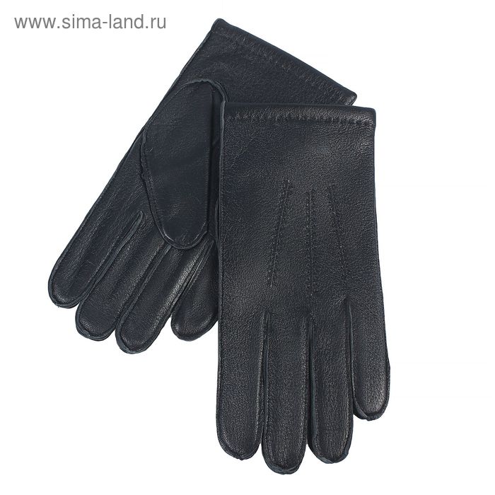 Перчатки мужские, размер 8,5 чёрные - Фото 1