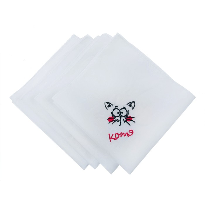 Платок носовой "Котэ", 28 х 28 см - Фото 1