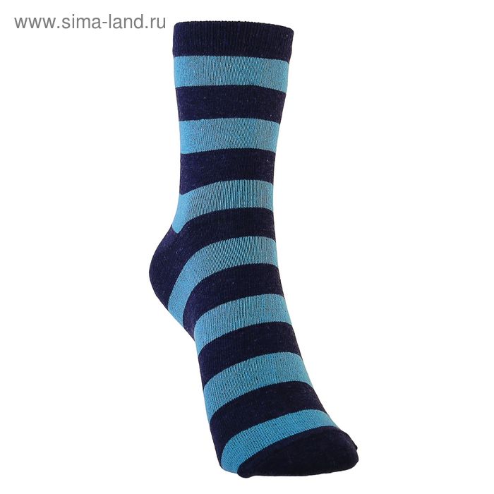 Носки детские 3с13, размер  22(20-22), цвет черный/синий - Фото 1