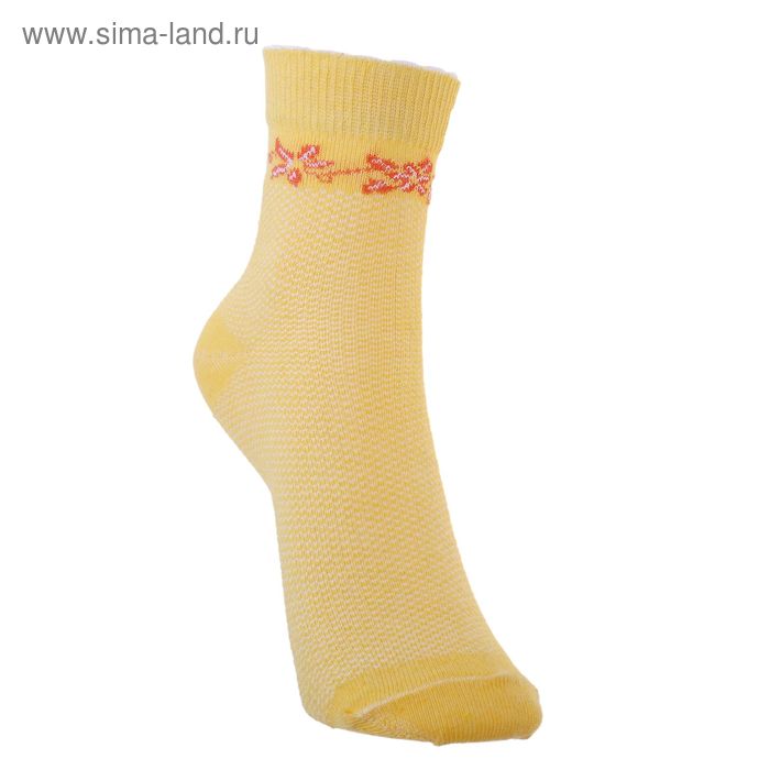 Носки детские 3с22, размер  20(18-20), цвет желтый - Фото 1