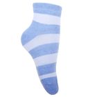 Носки детские 3с13, размер  16(14-16), цвет полоса белый/голубой - Фото 1