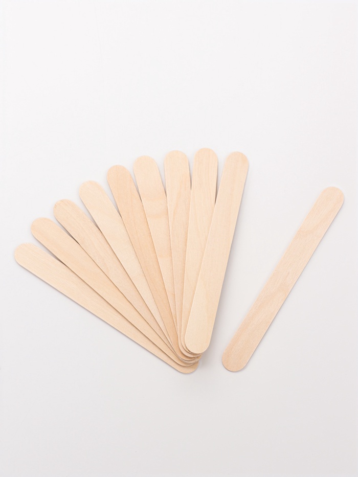 Шпатели для депиляции, деревянные, 15×1.7 см, 10 шт.