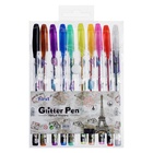 Набор гелевых ручек, 10 цветов, металлик, узел 0.5 мм - Фото 7