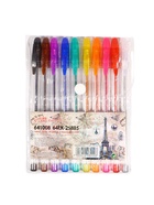 Набор гелевых ручек, 10 цветов, металлик, узел 0.5 мм - Фото 2