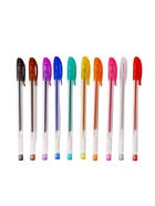 Набор гелевых ручек, 10 цветов, металлик, узел 0.5 мм - Фото 3