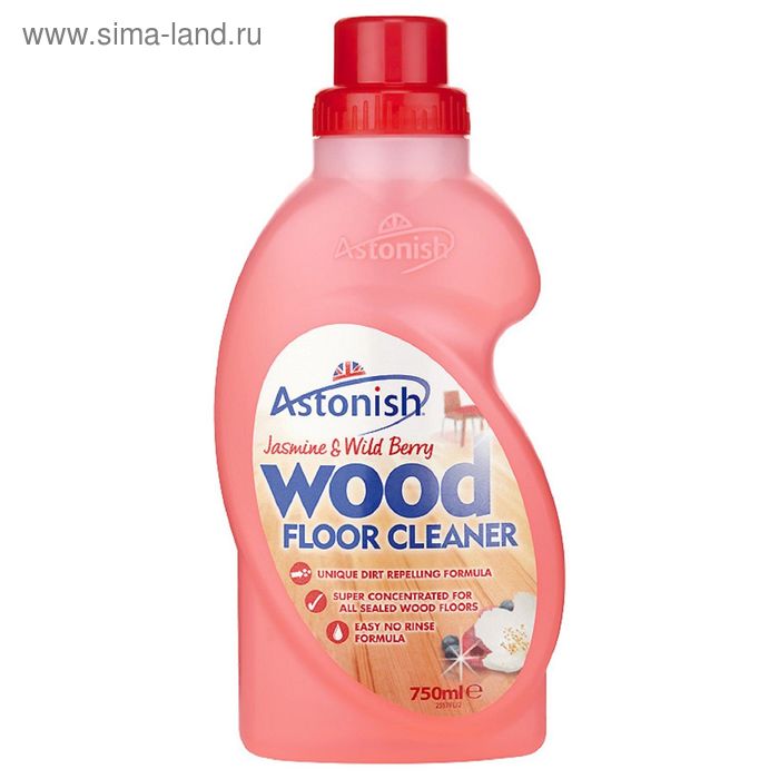 Средство для очистки и защиты деревянных полов Astonish, концентрат, 750 мл - Фото 1