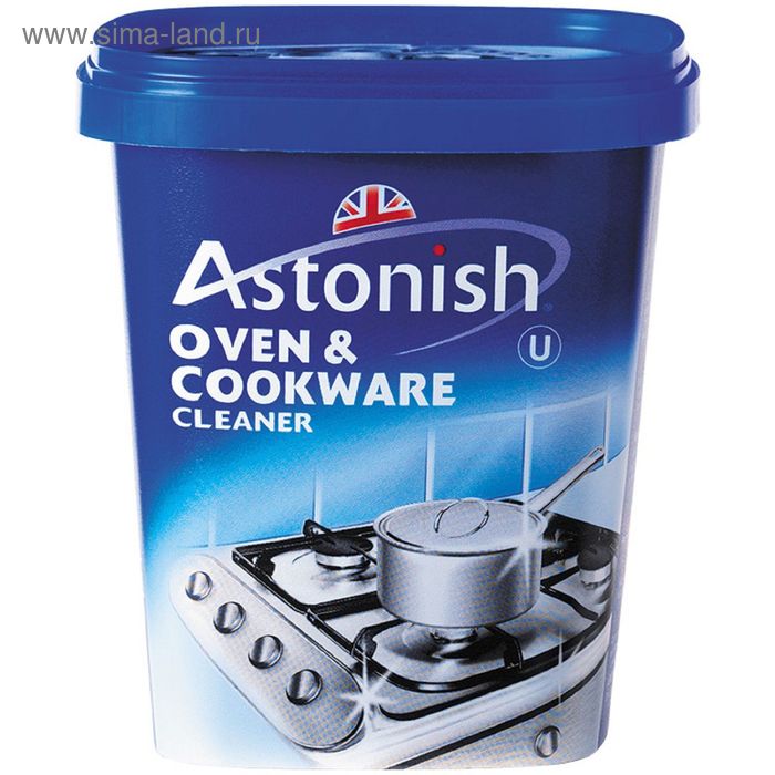 Паста Astonish для чистки плит, духовок, СВЧ-печей, посуды, раковин и кафеля, 500 г - Фото 1