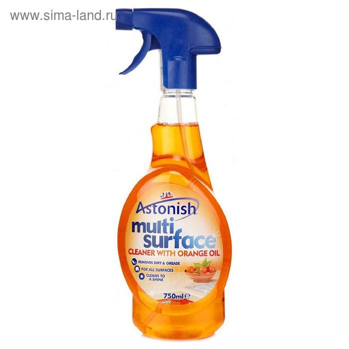 Универсальное средство для очистки любых поверхностей Astonish, аромат апельсина, 750 мл - Фото 1