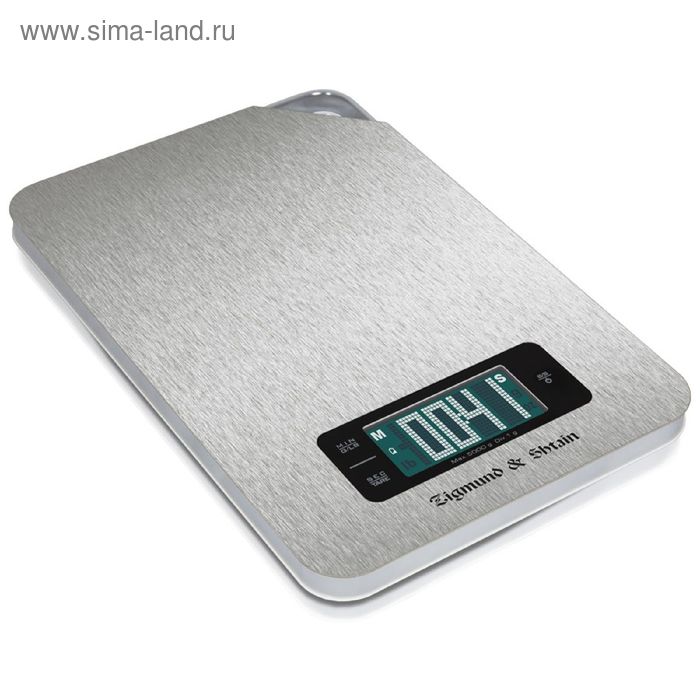 Весы кухонные Zigmund & Shtain DS-25 TSS, электронные, до 5 кг, серебристые - Фото 1