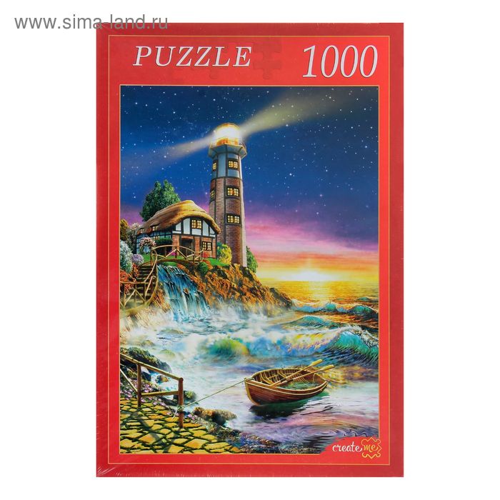 Пазлы "Сияющий маяк", 1000 элементов - Фото 1