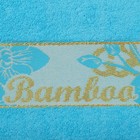 Полотенце махровое "Этель" Bamboo Blossom, бирюзовый 70*140 см бамбук, 450 г/м2 - Фото 4