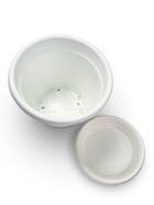 Горшок для цветов с поддоном «Борнео», 25.8 л, пластиковый, цвет мраморный - Фото 4